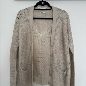 Kimchi Blue Cream Knit Cardigan
